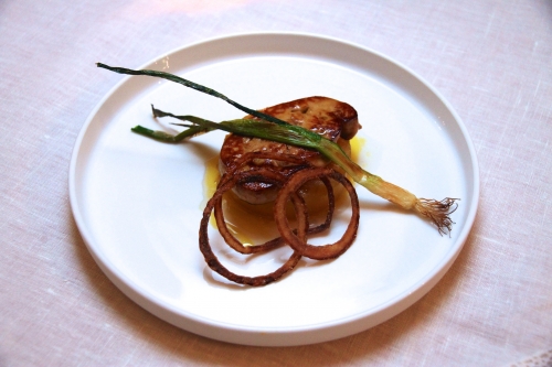 potiron et foie gras,potiron confit,butternut